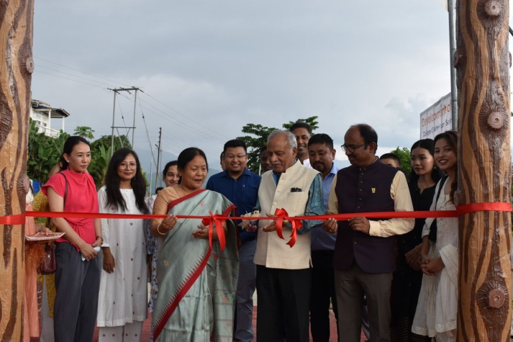 CAU Vice Chancellor Dr Anupam Mishra launched the Agro Eco Tourism Park on August 6.
